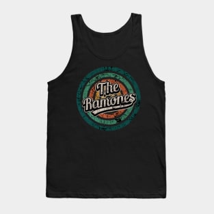 The Ramones // Retro Circle Crack Vintage Tank Top